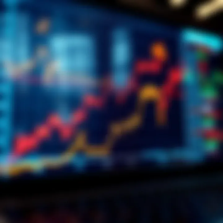 Graph depicting stock value fluctuations