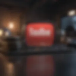 Visual representation of YouTube's algorithm influencing video visibility