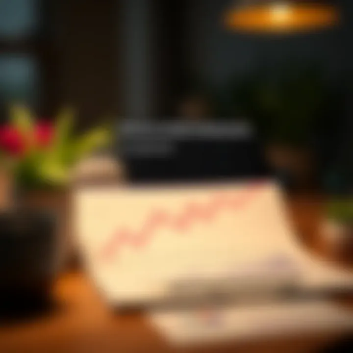 Graph illustrating the impact of bank statements on loan approval