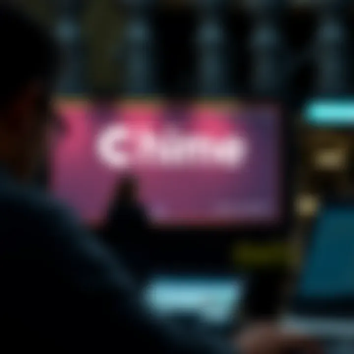 Visual representation of Chime's services and features