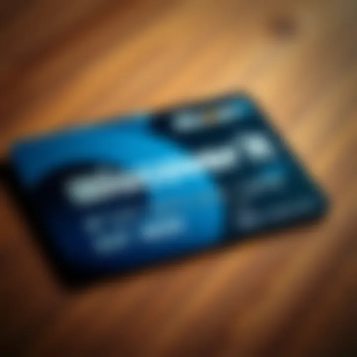 Close-up of a Discover It Card showcasing its design and features