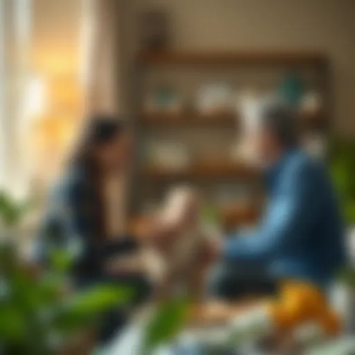 Conceptual representation of family lending dynamics