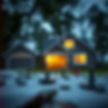 Visual representation of interest rates impact