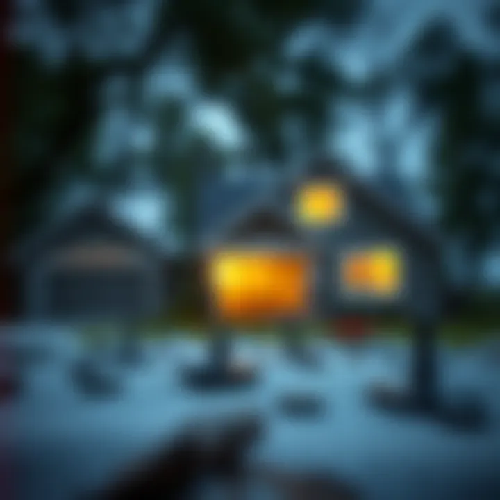 Visual representation of interest rates impact