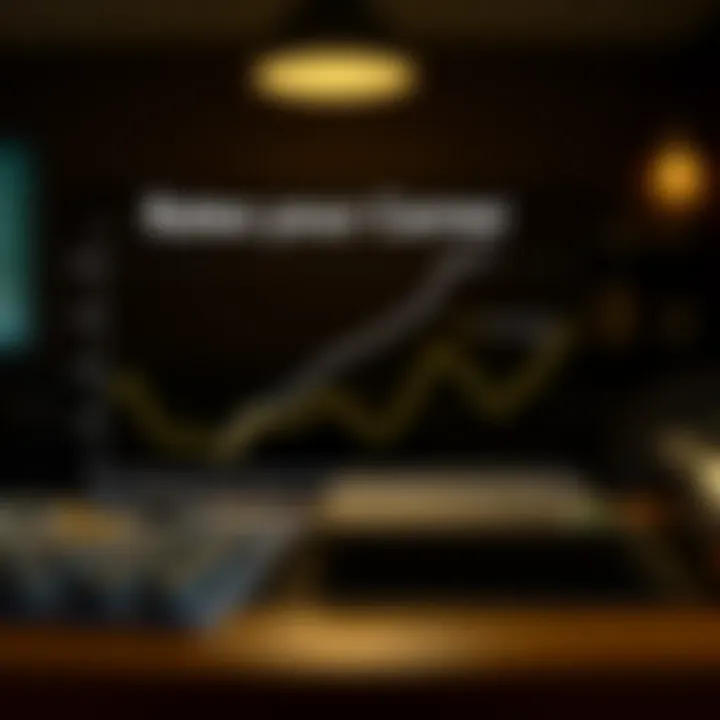 Average Credit Card Rates Over Time Visual representation of average credit card rates over time