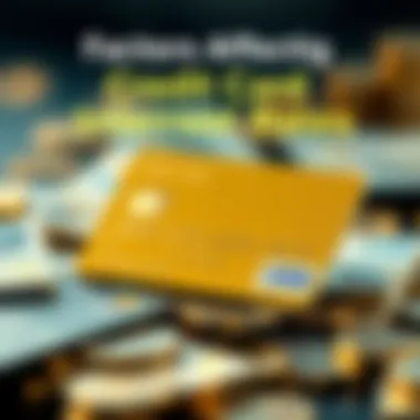 Factors Affecting Credit Card Interest Rates Infographic showing factors affecting credit card interest rates