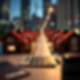 Illustration depicting the concepts behind property value assessment calculators