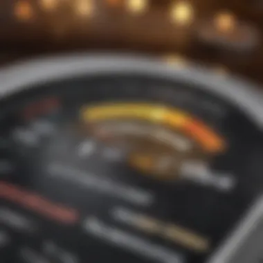 Credit Score Ranges Overview Visual representation of credit score ranges