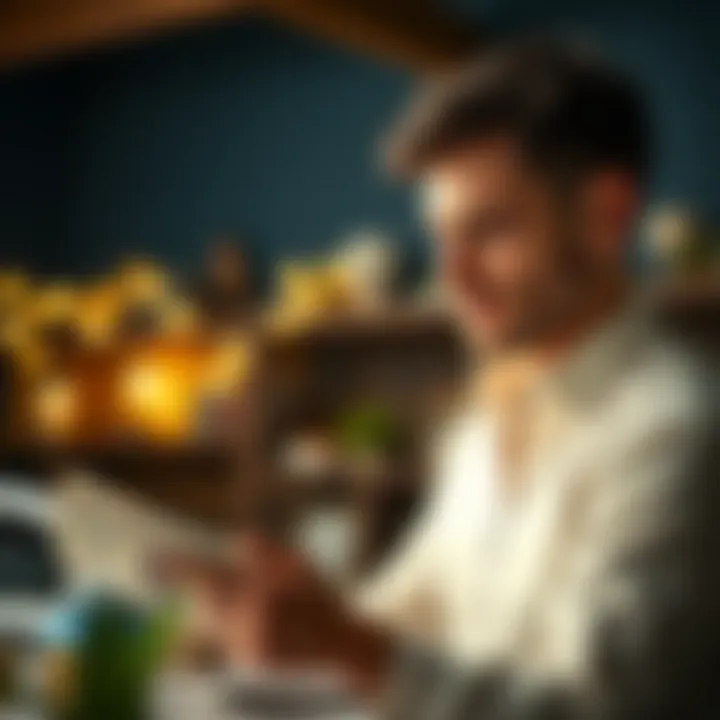 Homebuyer evaluating financial strategies for deposits