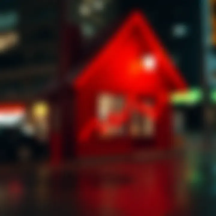 Visual depiction of market conditions affecting mortgage rates