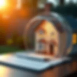 Conceptual illustration of wrap around mortgage agreement