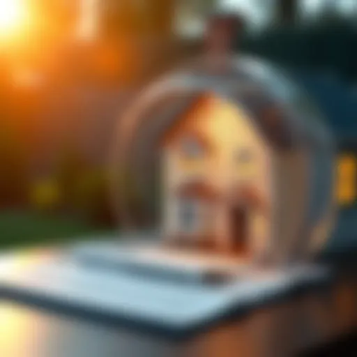 Conceptual illustration of wrap around mortgage agreement