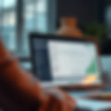 User interface of QuickBooks highlighting budgeting capabilities