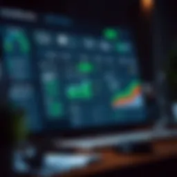 Personal finance dashboard in QuickBooks showcasing budgeting tools