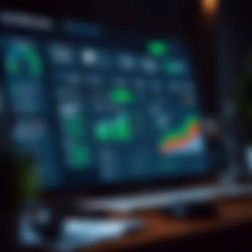 Personal finance dashboard in QuickBooks showcasing budgeting tools