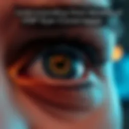 Visual representation of vision benefits